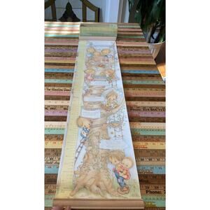 Vintage Hallmark - A Happy Years Growing Chart by Betsey Clark - 1980 with box